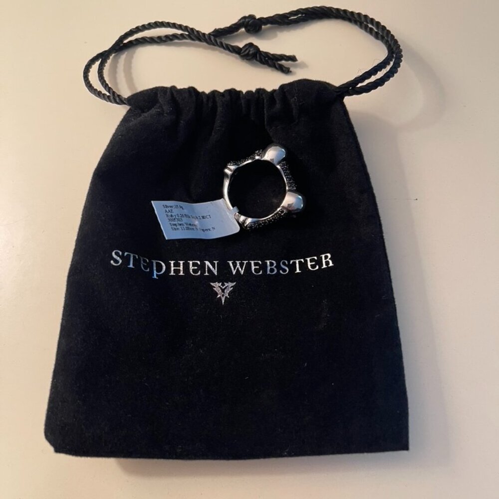 Stephen Webster Mens Silver Ring